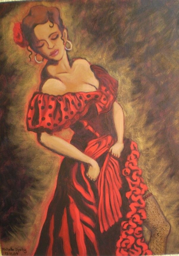 Flamenco Dancer Feisty Flamenco